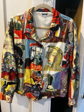 Vintage Kaktus Pablo Picasso Art Print Jacket